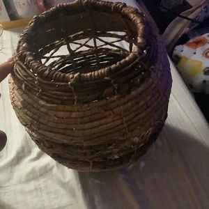 Round bin for storage